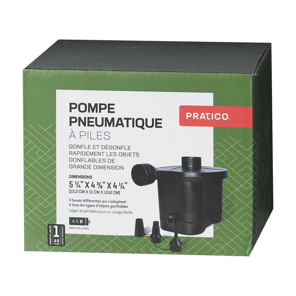 Pompe à air à piles