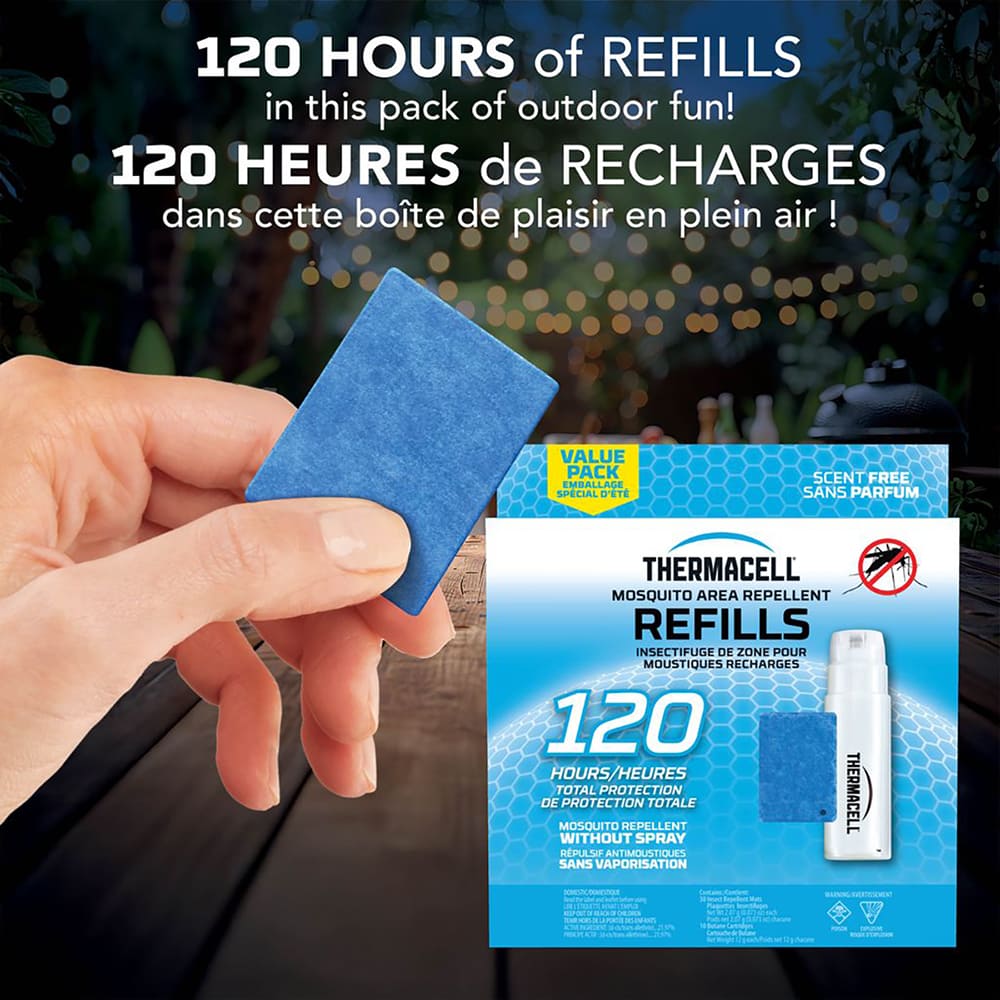 Recharge Insectifuge Thermacell 120 heures