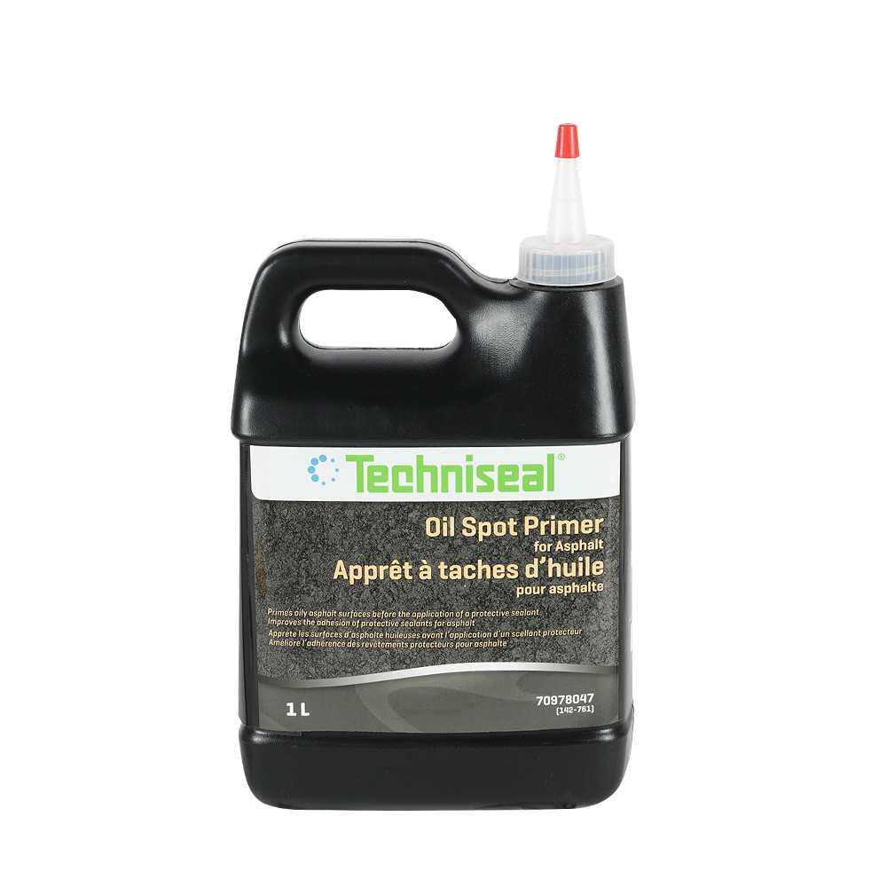 Apprêt à taches d'huile pour asphalte
