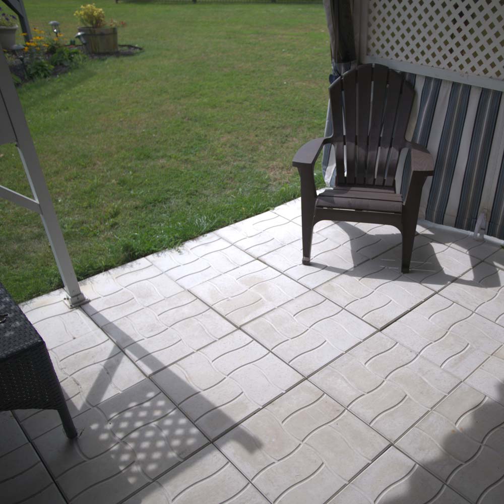 Dalle de béton Pavé gris pâle 18 po x 18 po