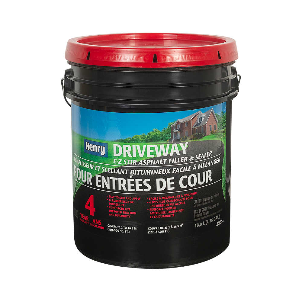 Scellant émulsion et remplisseur pour asphalte 18 L