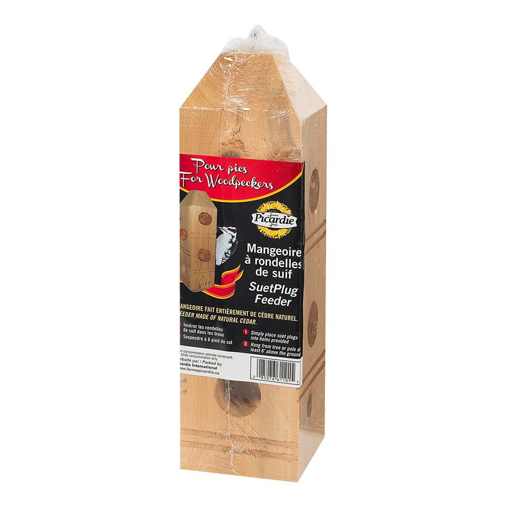 Mangeoire pour oiseaux rondelles de suif 12 po