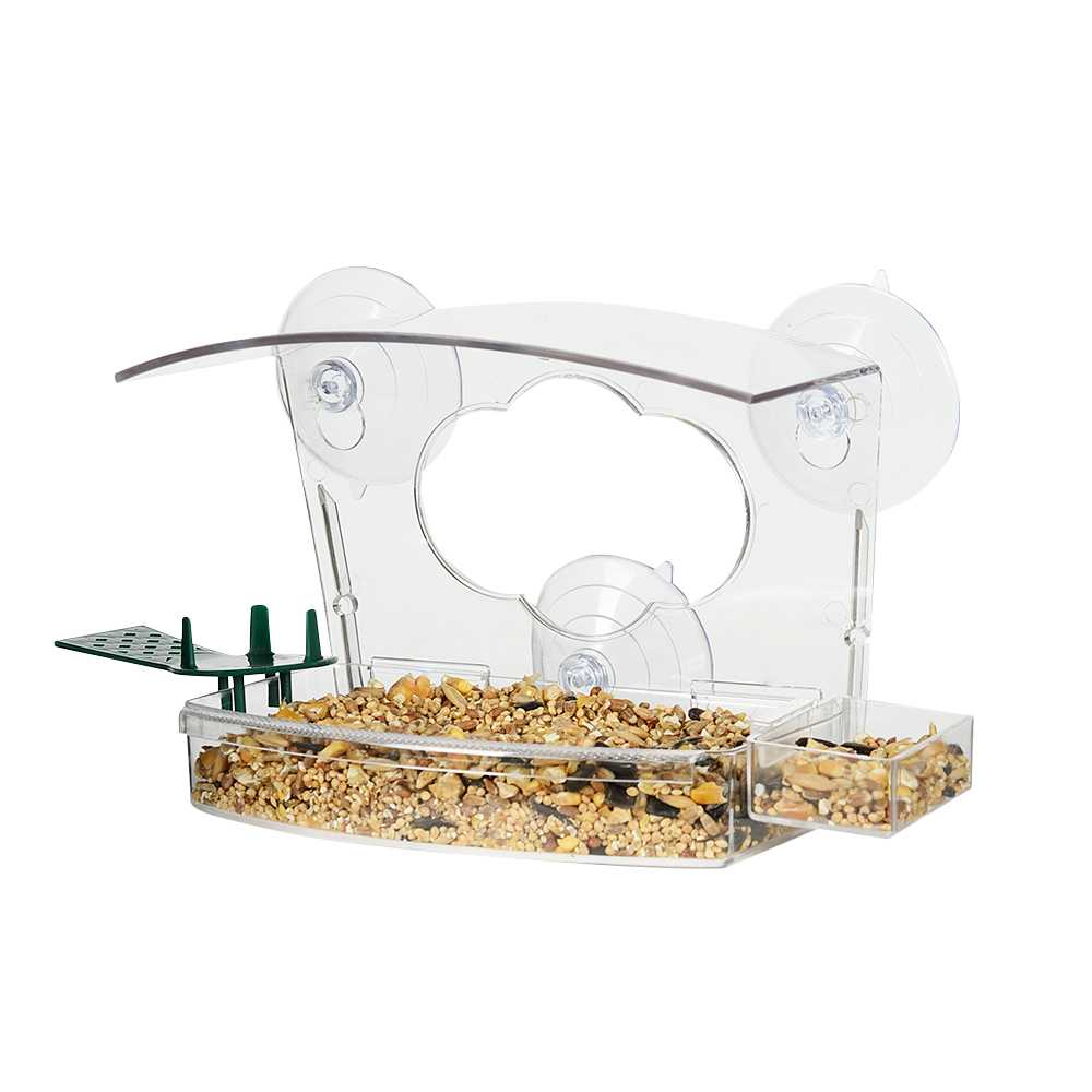 Mangeoire de fenêtre pour oiseaux