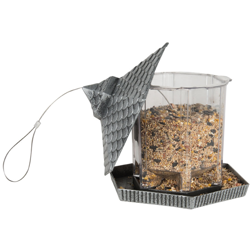 Mangeoire pour oiseaux hexagonale Maya 9&nbsp;po