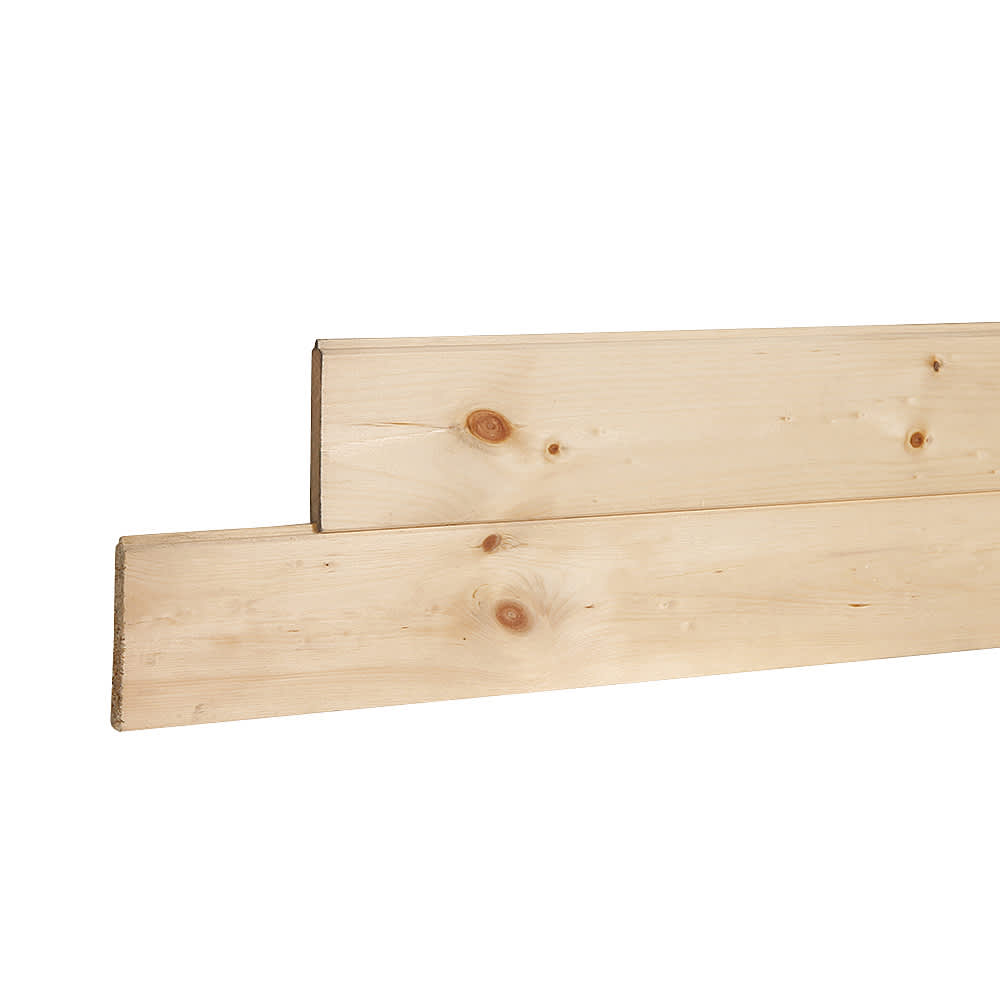 Revêtement de pin réversible 7/16&nbsp;po&nbsp;x&nbsp;4&nbsp;po vrac