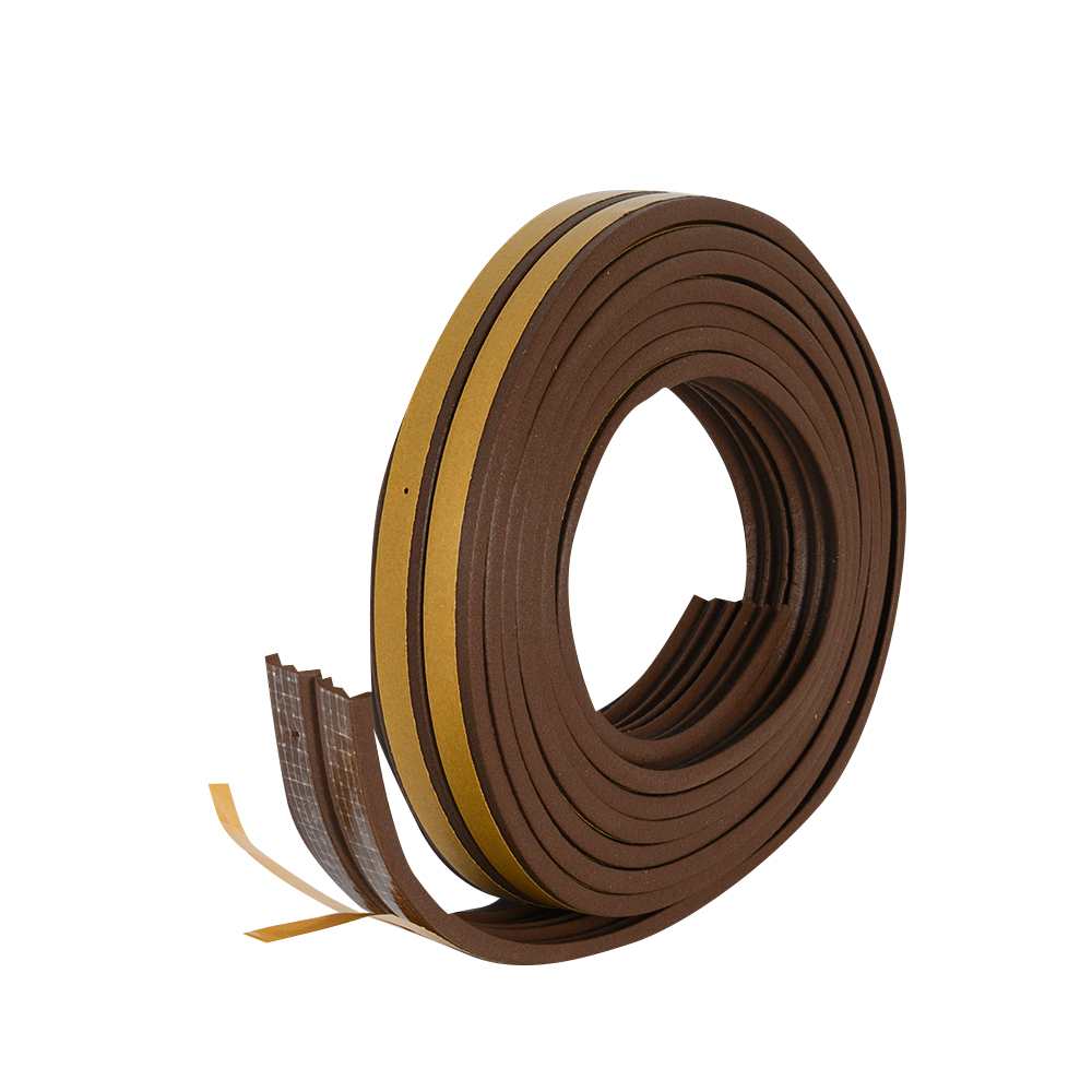 Ruban coupe-froid en mousse de caoutchouc EPDM 5/32 po x 11/32 po x 8 1/2 pi