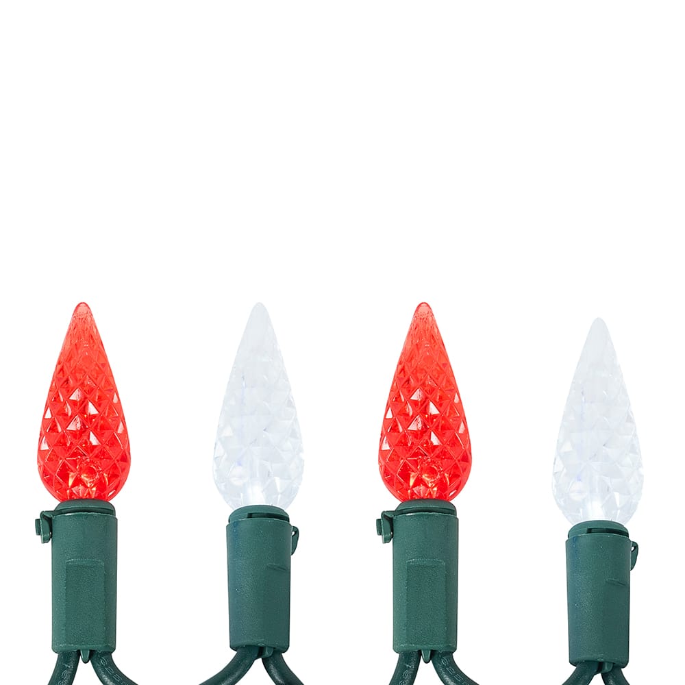 70 C6 LED Lights Set Red &amp