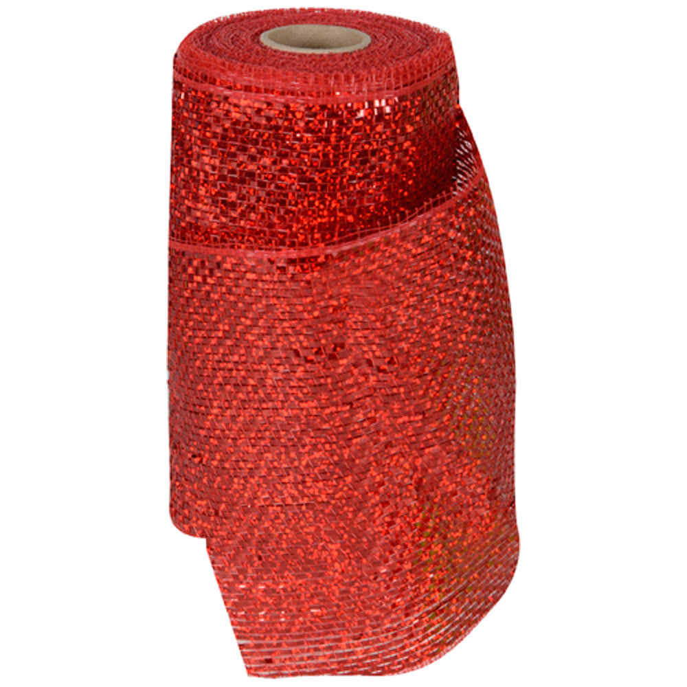 Rouleau de tulle rouge 6 po x 30 pi
