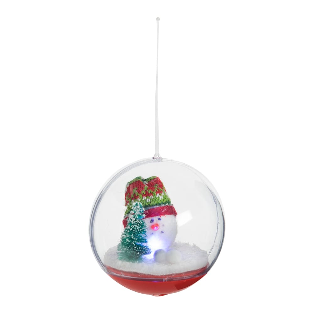 Boule de Noël illuminée 4 po
