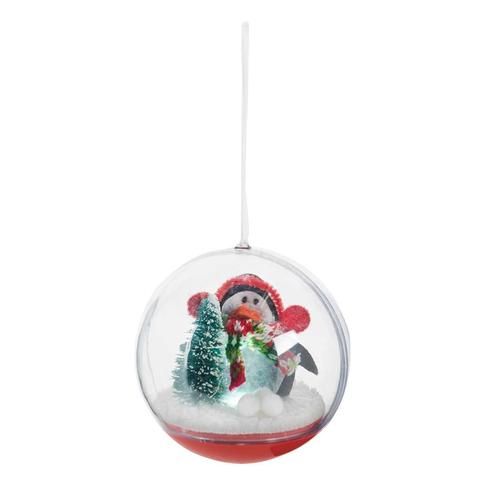 Boule de Noël illuminée 4 po