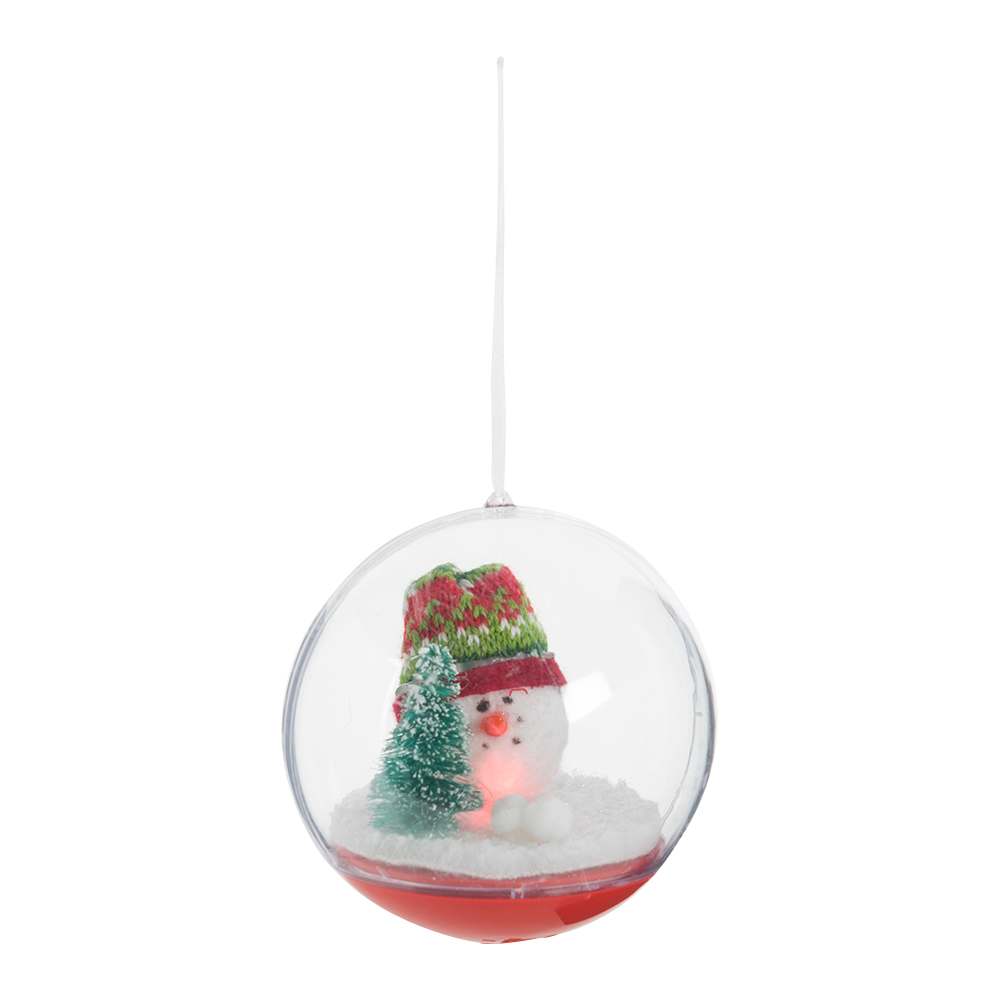 Boule de Noël illuminée 4 po