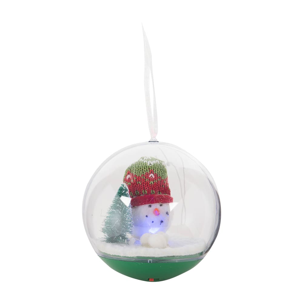 Boule de Noël illuminée 4 po