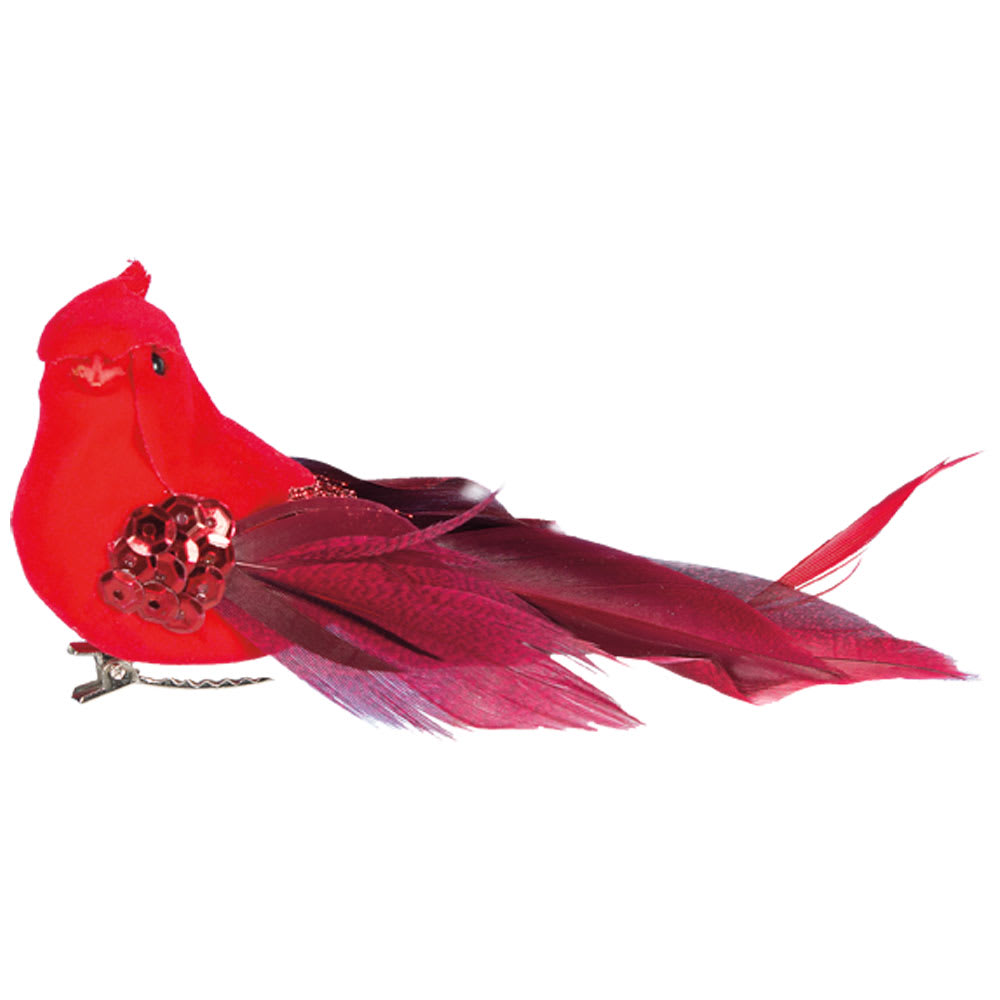 Oiseau rouge à pince VERTUO