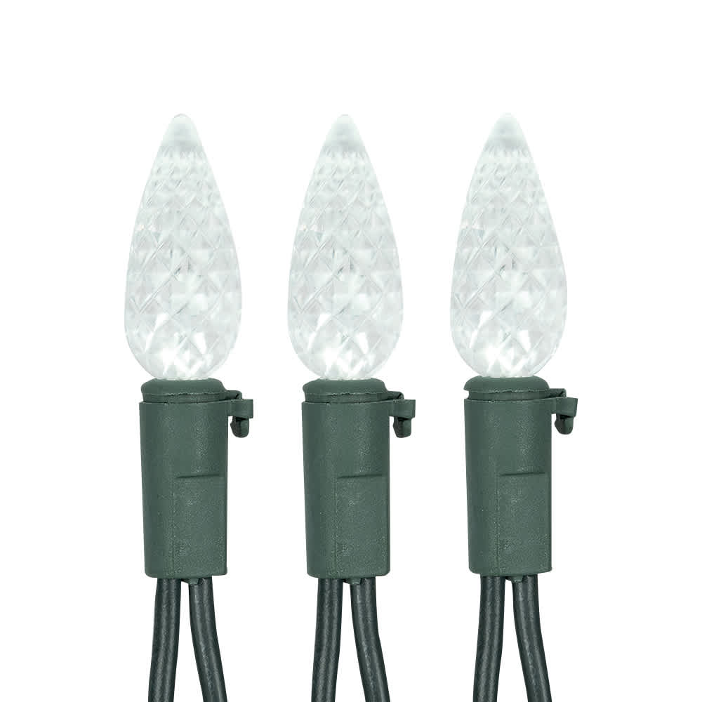 100 C6 LED Lights Set Pure White