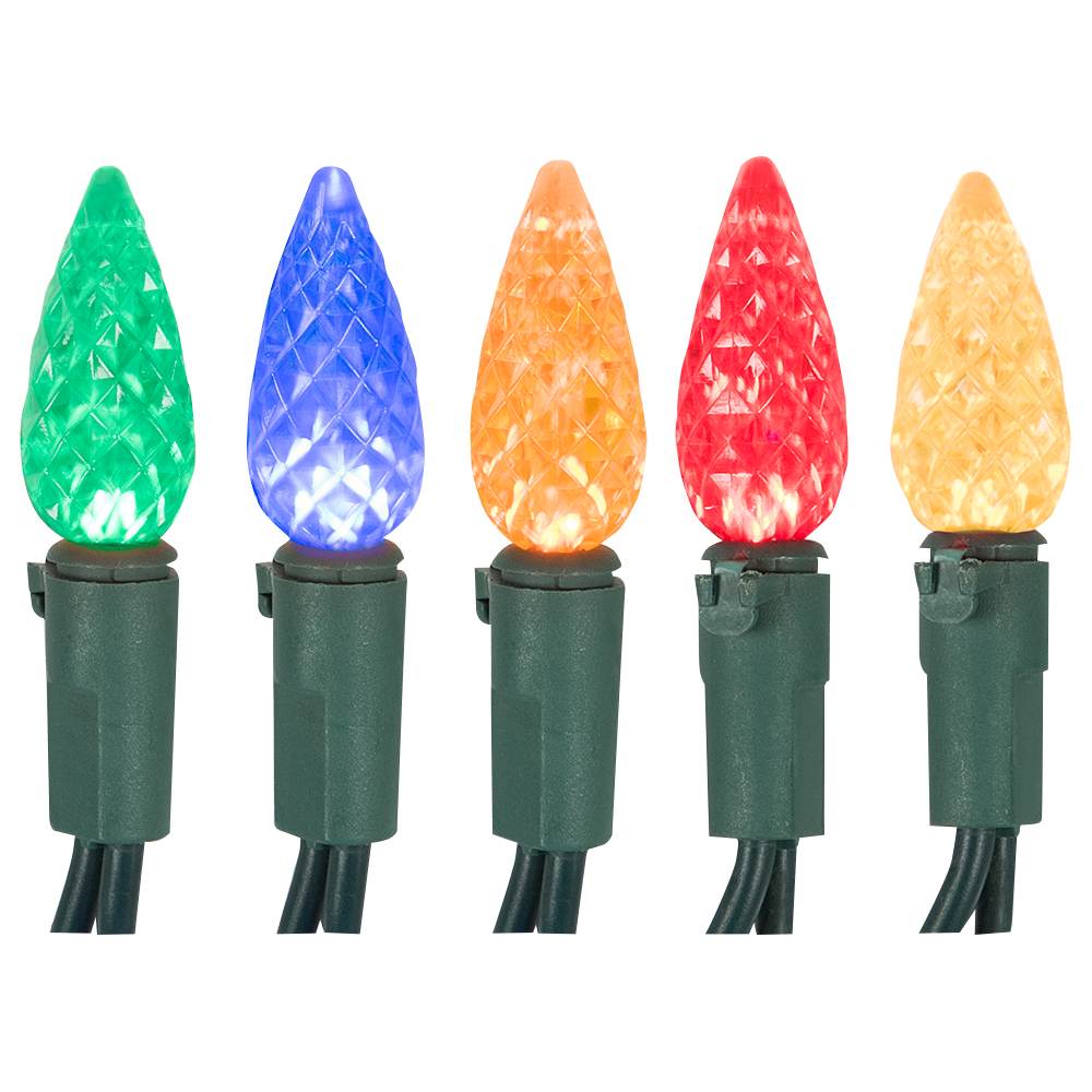 100 C6 LED Lights Set Multicolour