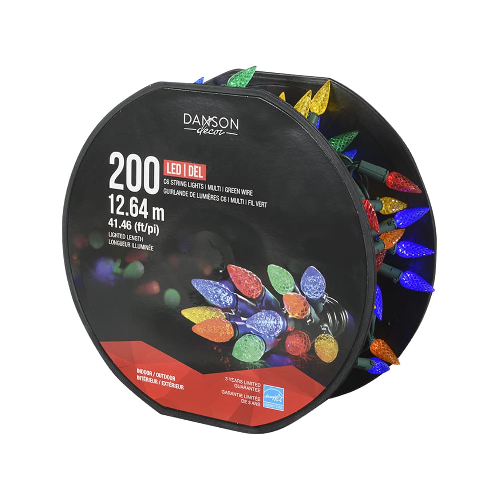 200 C6 LED Lights Set Multicolour