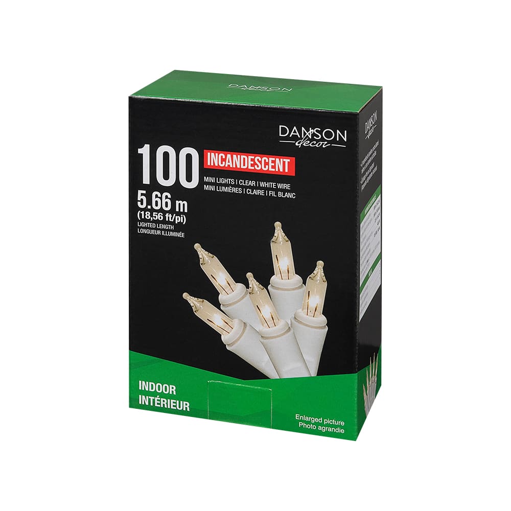 Jeu de 100 mini-lumières clair