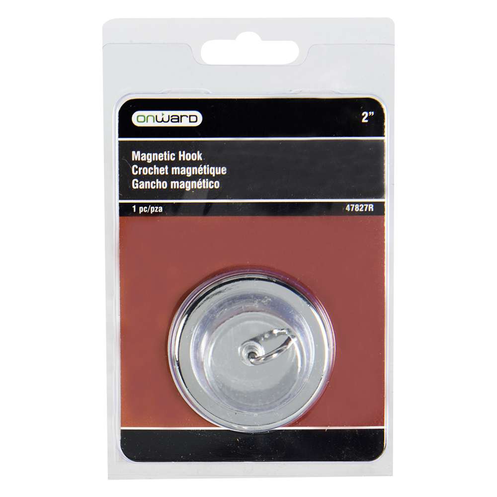 Crochet aimanté simple 2 po
