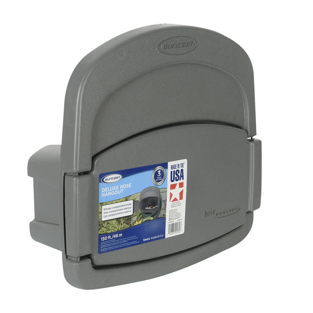 Support mural pour tuyau d'arrosage 150 pi