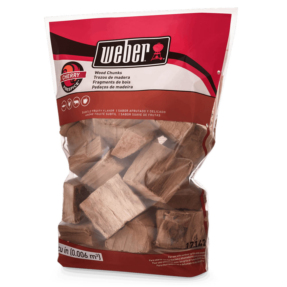 Morceaux de bois pour fumer Cerisier Weber 4 lb