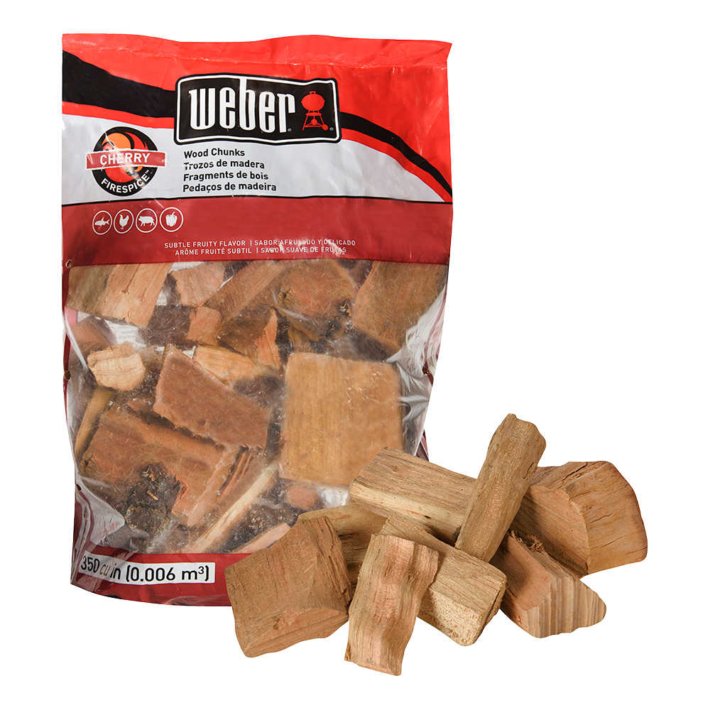 Morceaux de bois pour fumer Cerisier Weber 4 lb