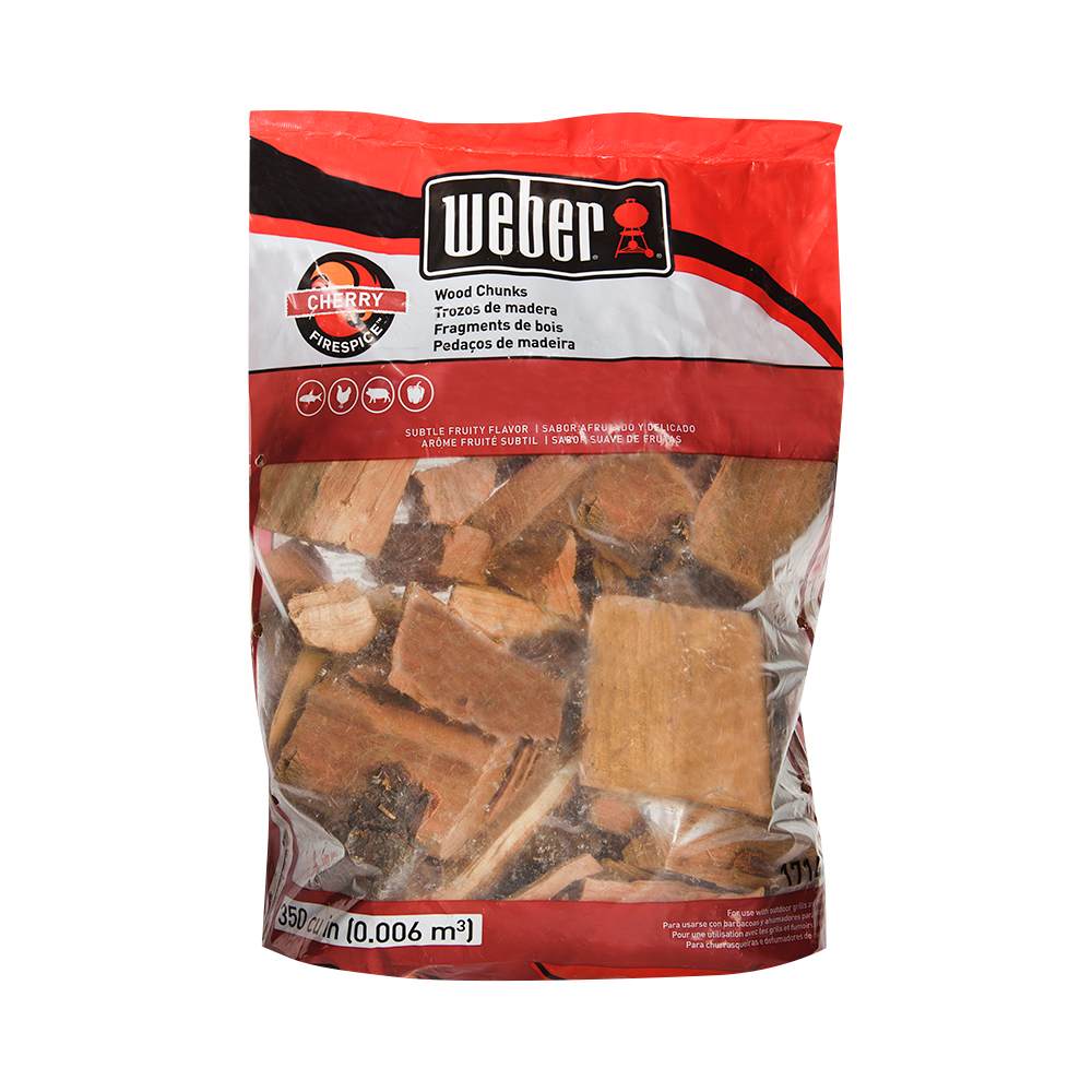 Morceaux de bois pour fumer Cerisier Weber 4 lb