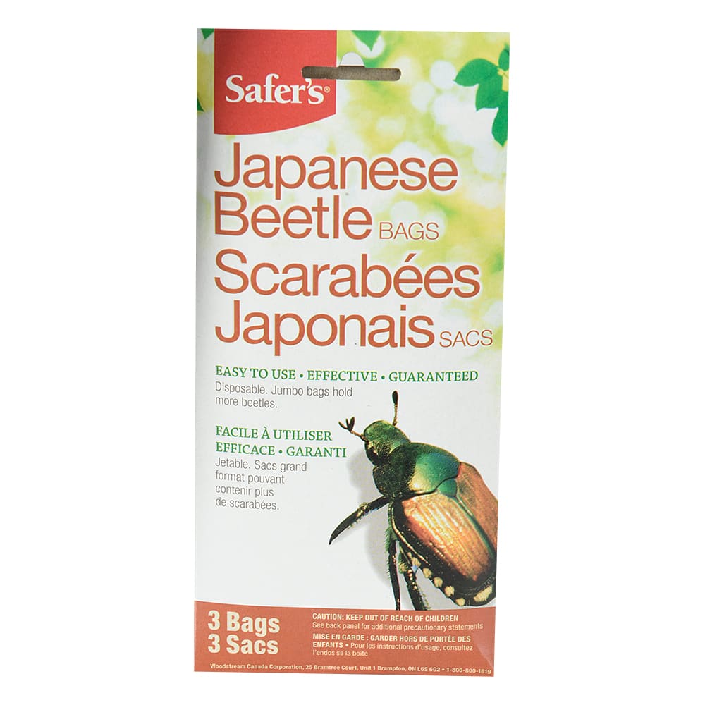 Sacs pour scarabées Japonais Pqt/3