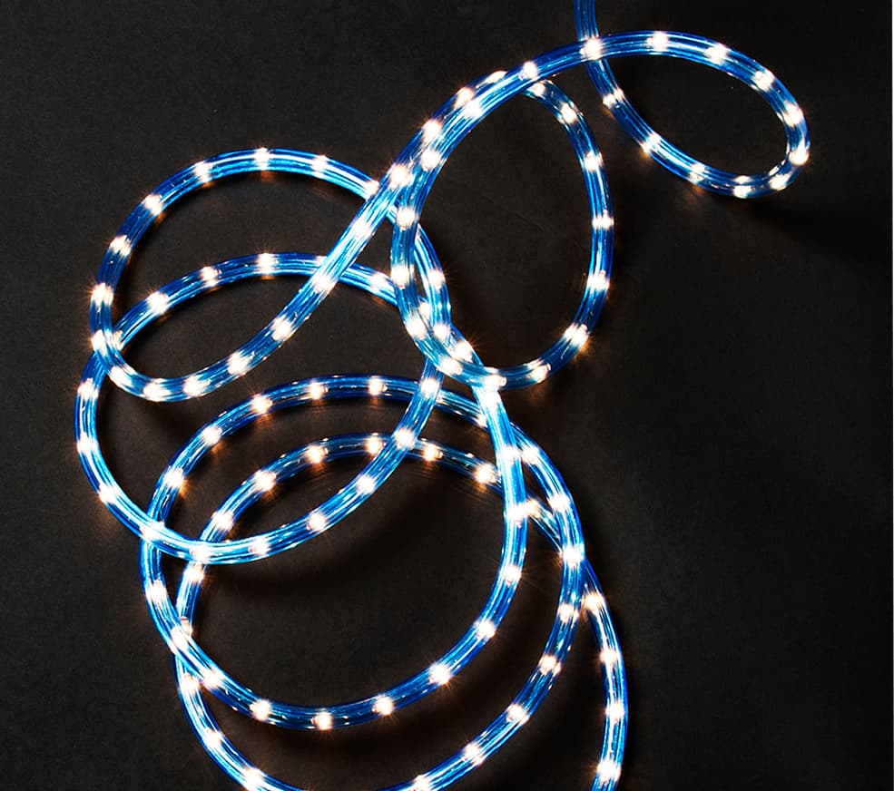 Cordon lumineux à DEL bleu 12 pi VERTUO