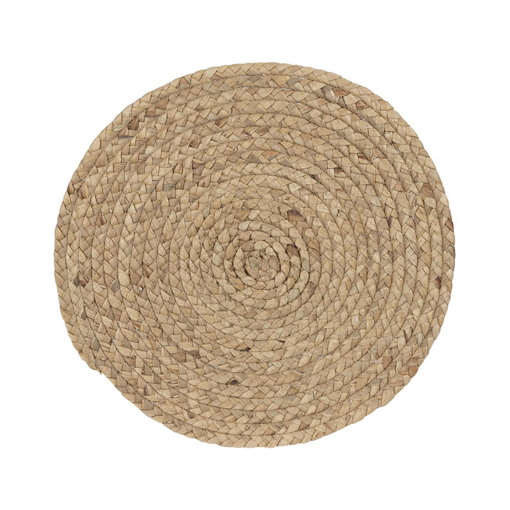 Placemat Round Woven Natural 15&nbsp;in.