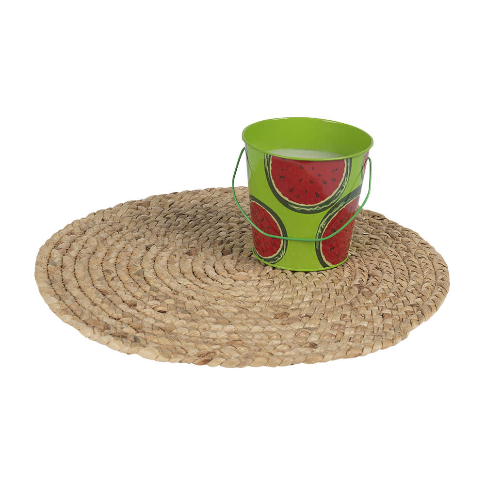 Placemat Round Woven Natural 15&nbsp;in.