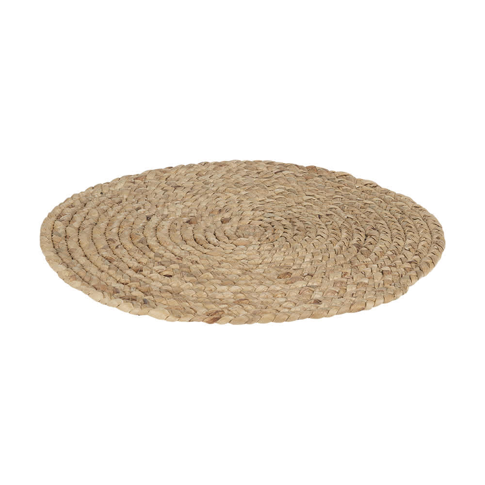 Placemat Round Woven Natural 15&nbsp;in.