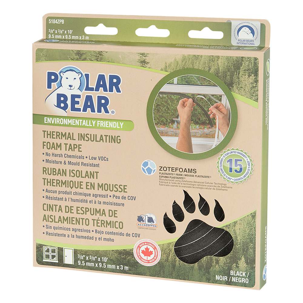 Foam Insulating Tape 3/8 in. x 3/8 in. x 10 ft.