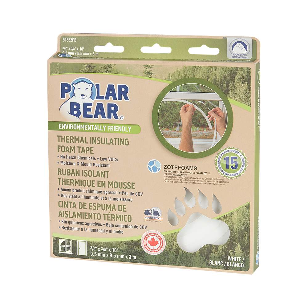 Foam Insulating Tape 3/8 in. x 3/8 in. x 10 ft.