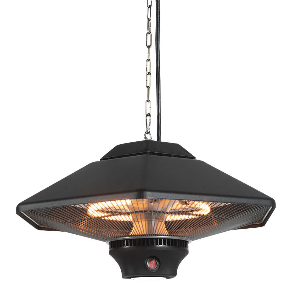 Chauffe-terrasse infrarouge suspendu 1&nbsp;500&nbsp;W