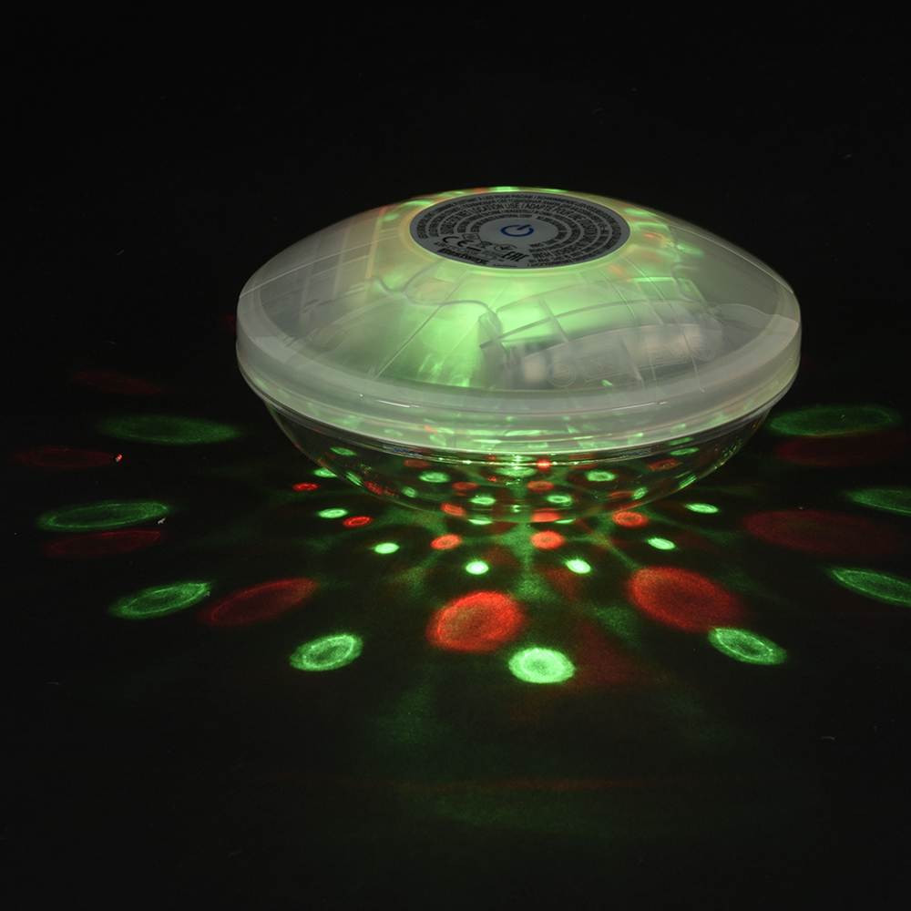 Lumière de piscine flottante à DEL