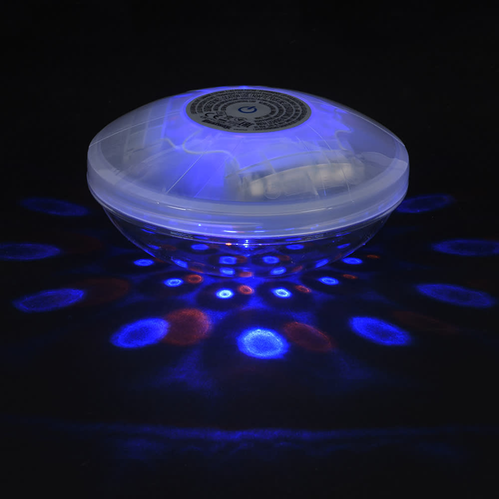 Lumière de piscine flottante à DEL