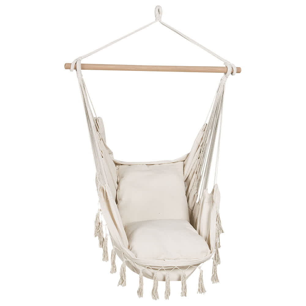 VERTUO Beige Hammock Chair
