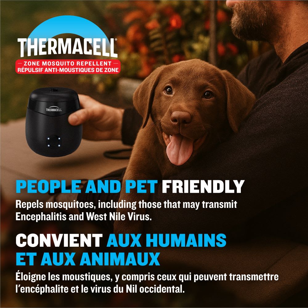 Insectifuge de zone Thermacell USB