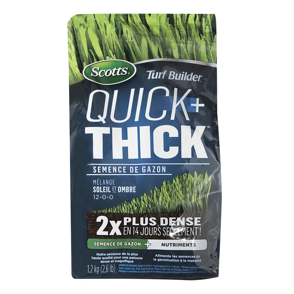 Semences à gazon soleil et ombre 1,2&nbsp;kg