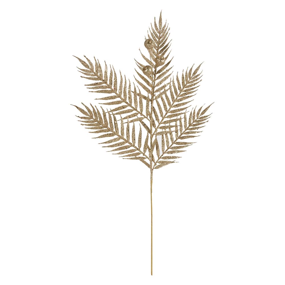 Pic décoratif feuille or 32 po