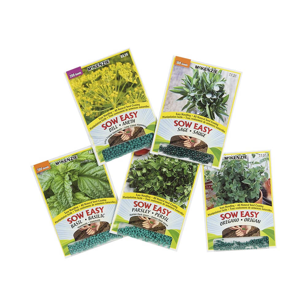 Semences variées McKenzie fines&nbsp;herbes