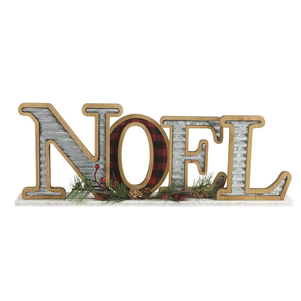 Lettres Noël décoratives 22 po