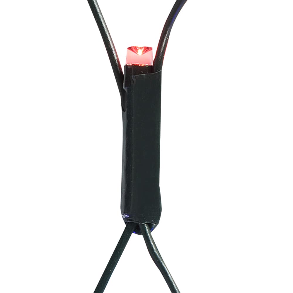 Jeu de 160 lumières DEL en filet Multicolore