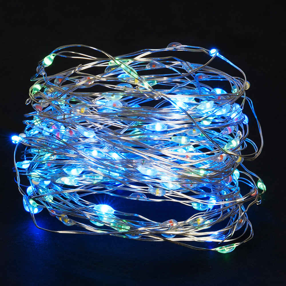 Jeu de 200 lumières à DEL micro multicolore