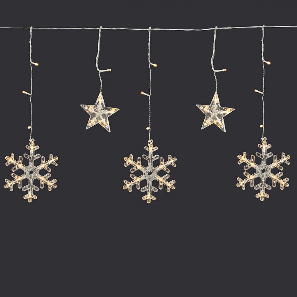 12 strands LED Curtain Light Set Warm White