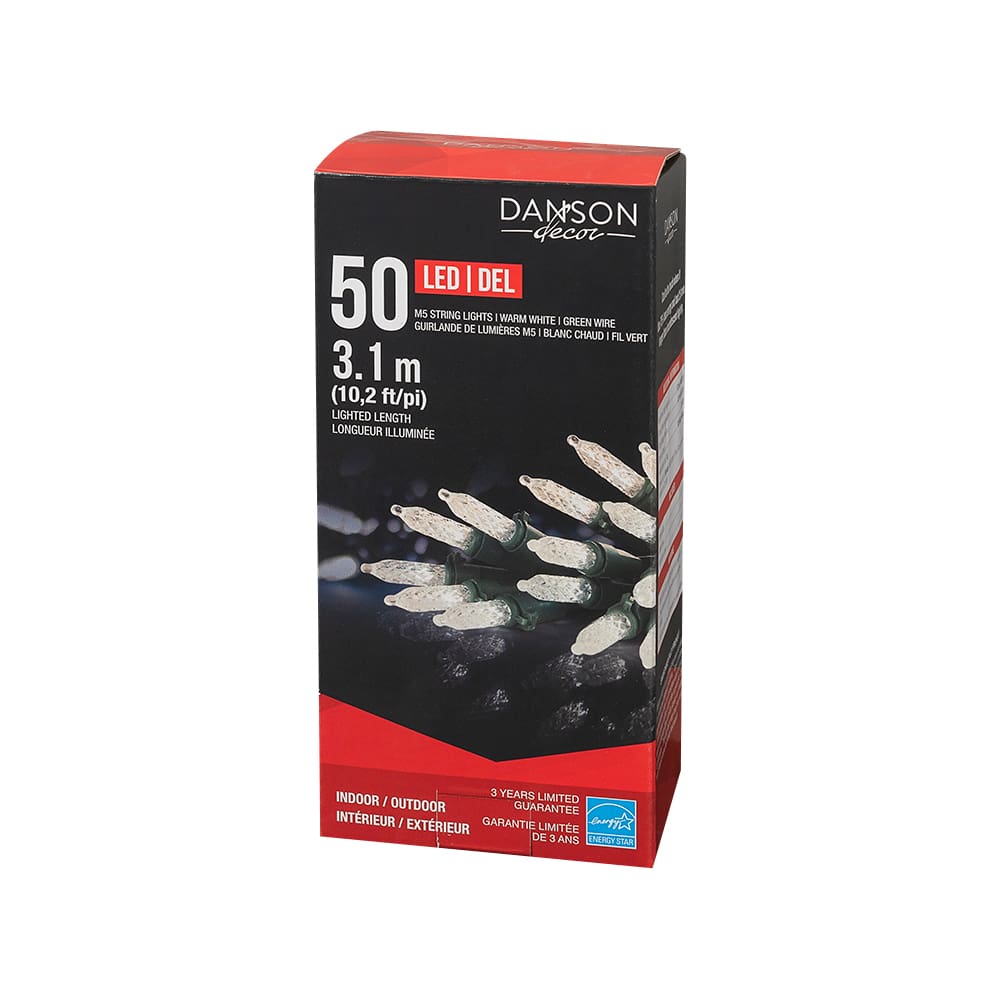 50 LED Lights Set M5 Warm White