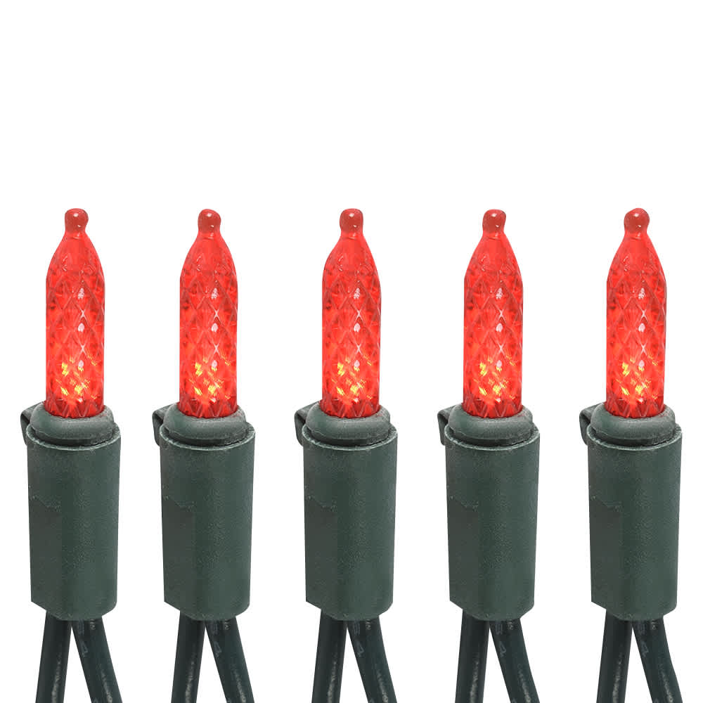 Jeu de 50 lumières DEL M5 rouge