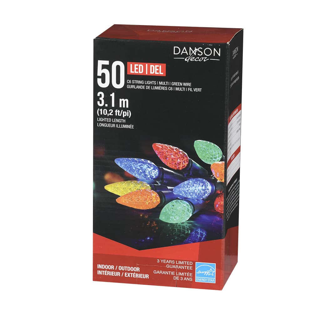 50 LED Lights Set C6 Multicolour