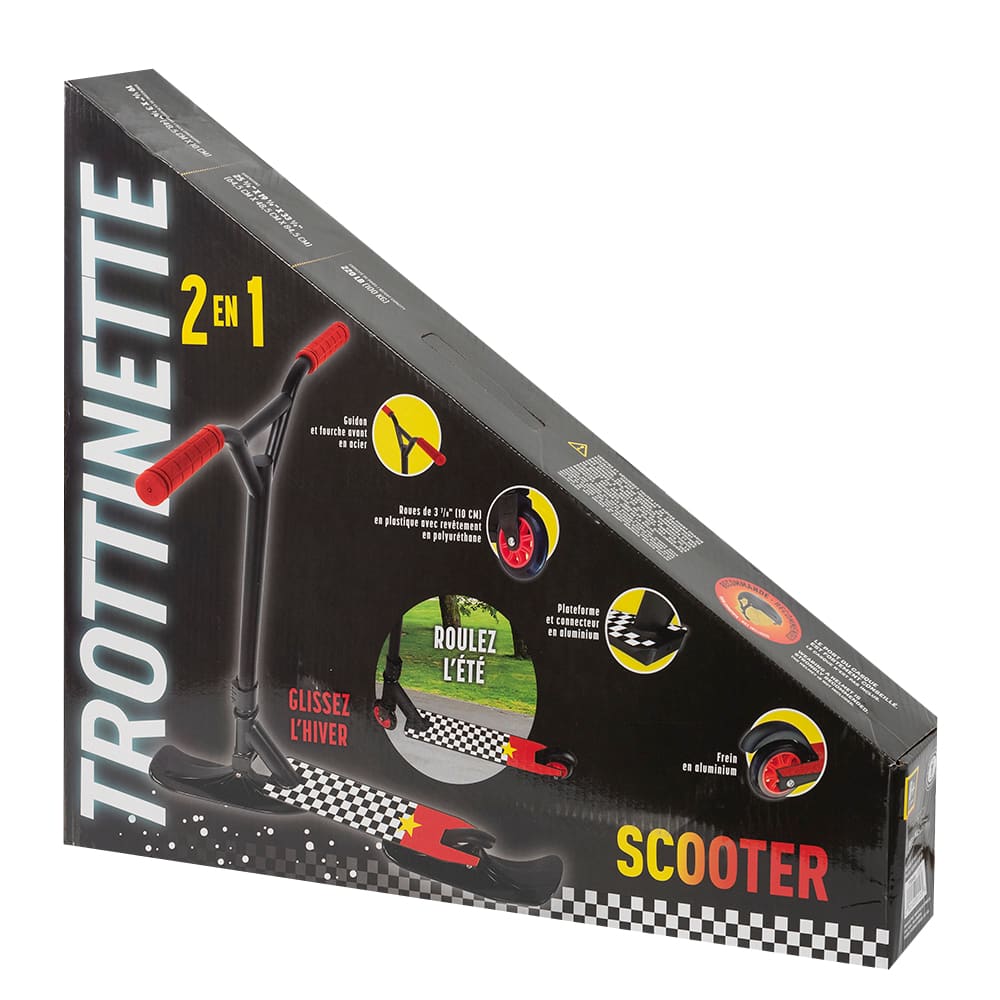 Trottinette 2-en-1