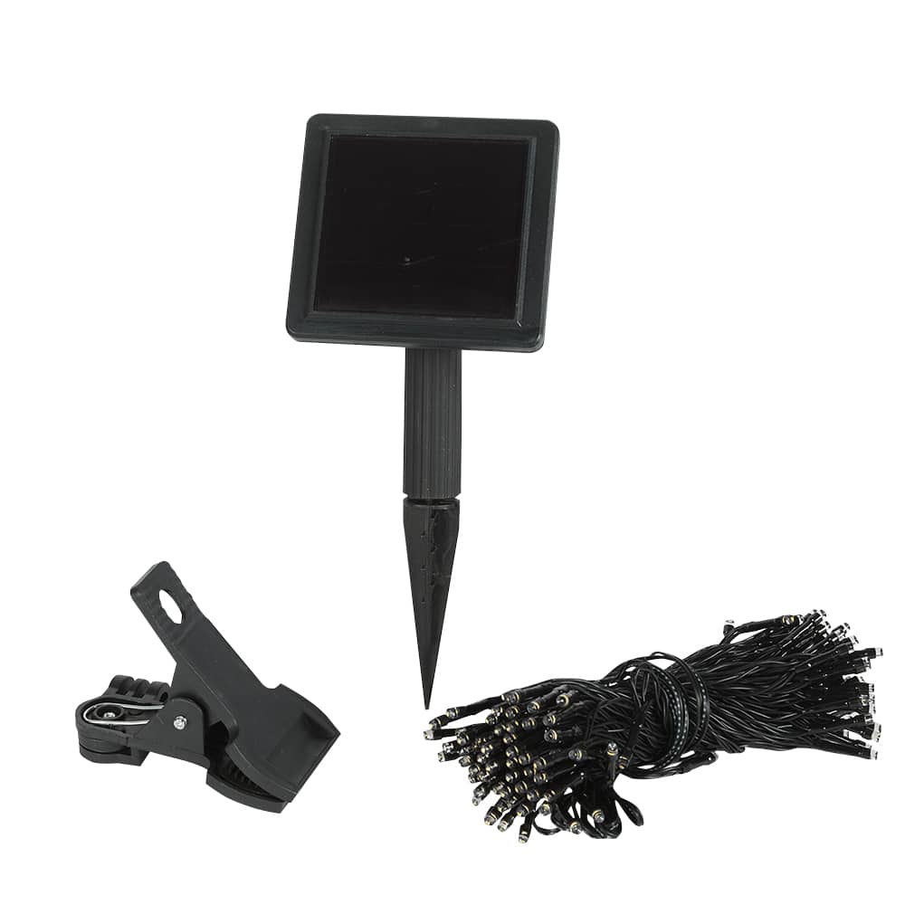 110 LED Solar Lights Set Warm White